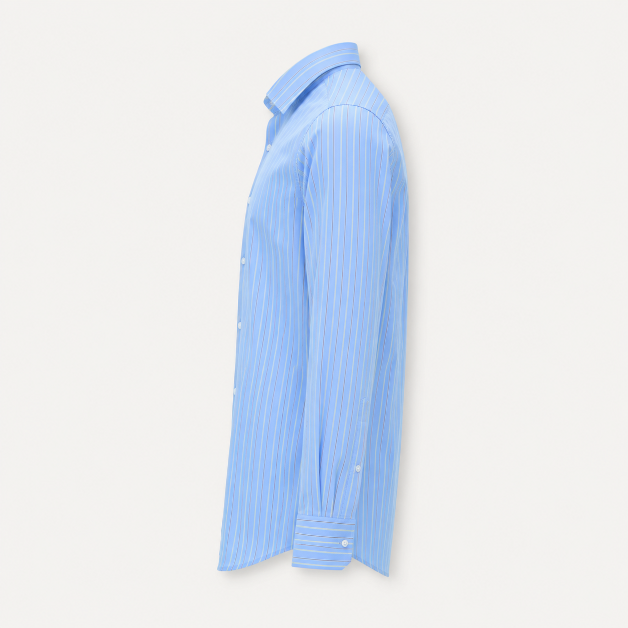 Skyline Blue Pinstripe Cotton Shirt