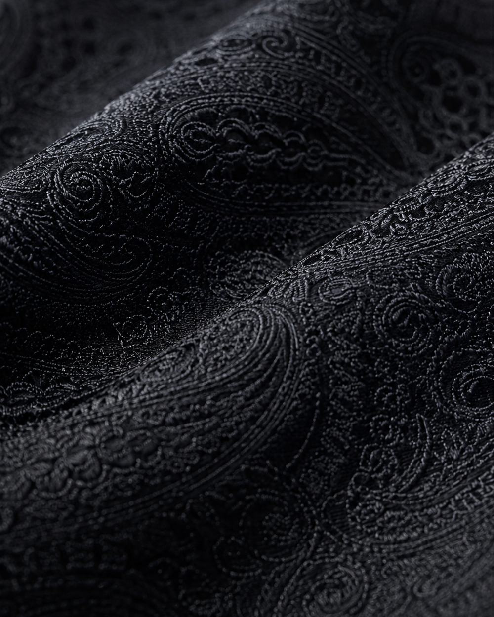 Torino Noir Shadow Paisley Tie