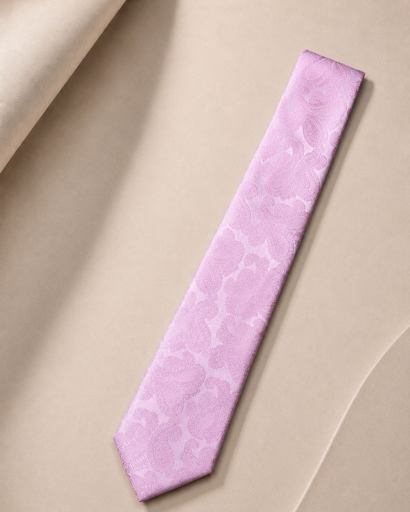 Firenze Blush Tonal Paisley Tie