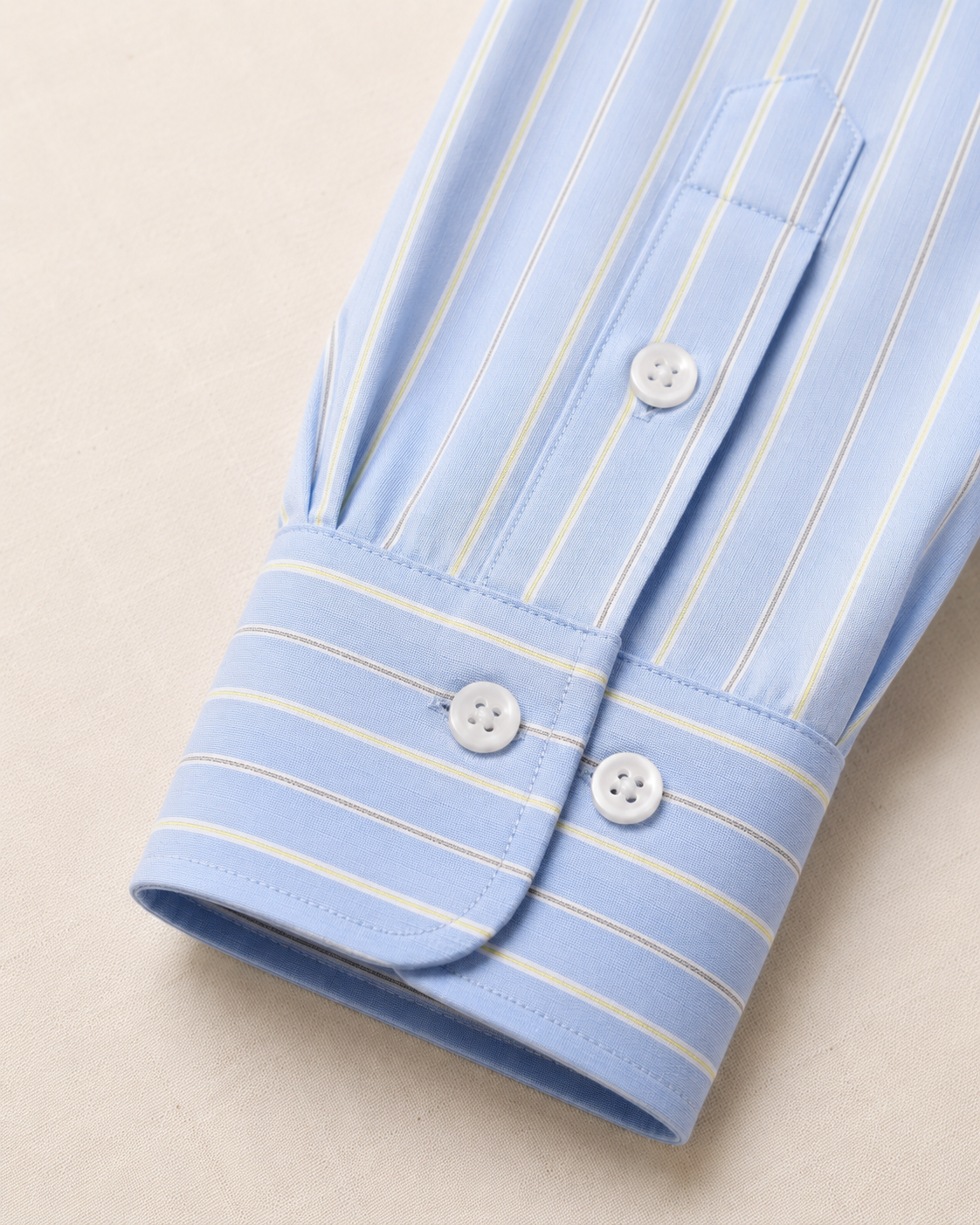 The Amalfi Sky Bengal Stripe Shirt