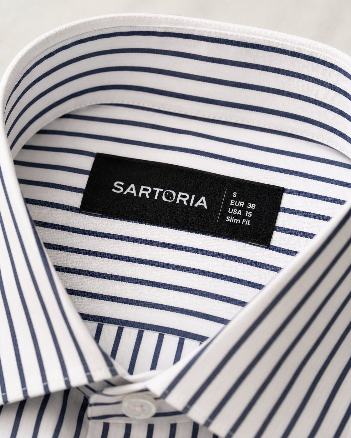 The Milano Noir Banker  Stripe Shirt