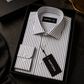 The Milano Noir Banker  Stripe Shirt
