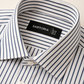 The Milano Noir Banker  Stripe Shirt