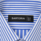 The Genova Royal Blue Pencil Stripe Shirt
