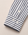 Milano Noir Banker Stripe Shirt