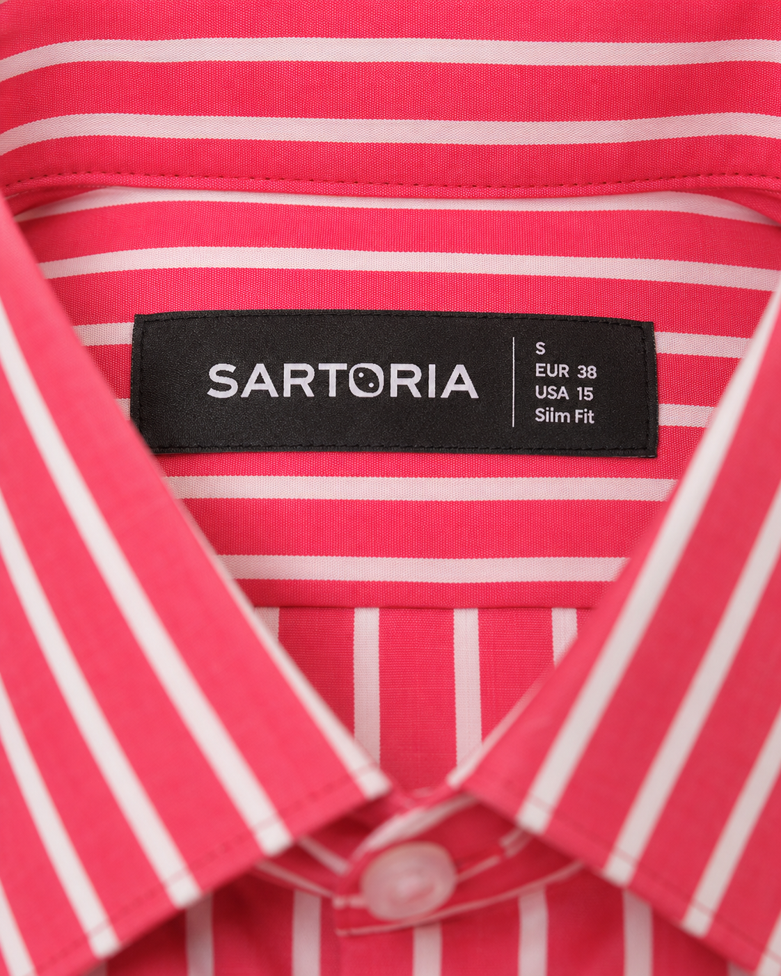 The Verona Crimson Candy  Stripe Shirt