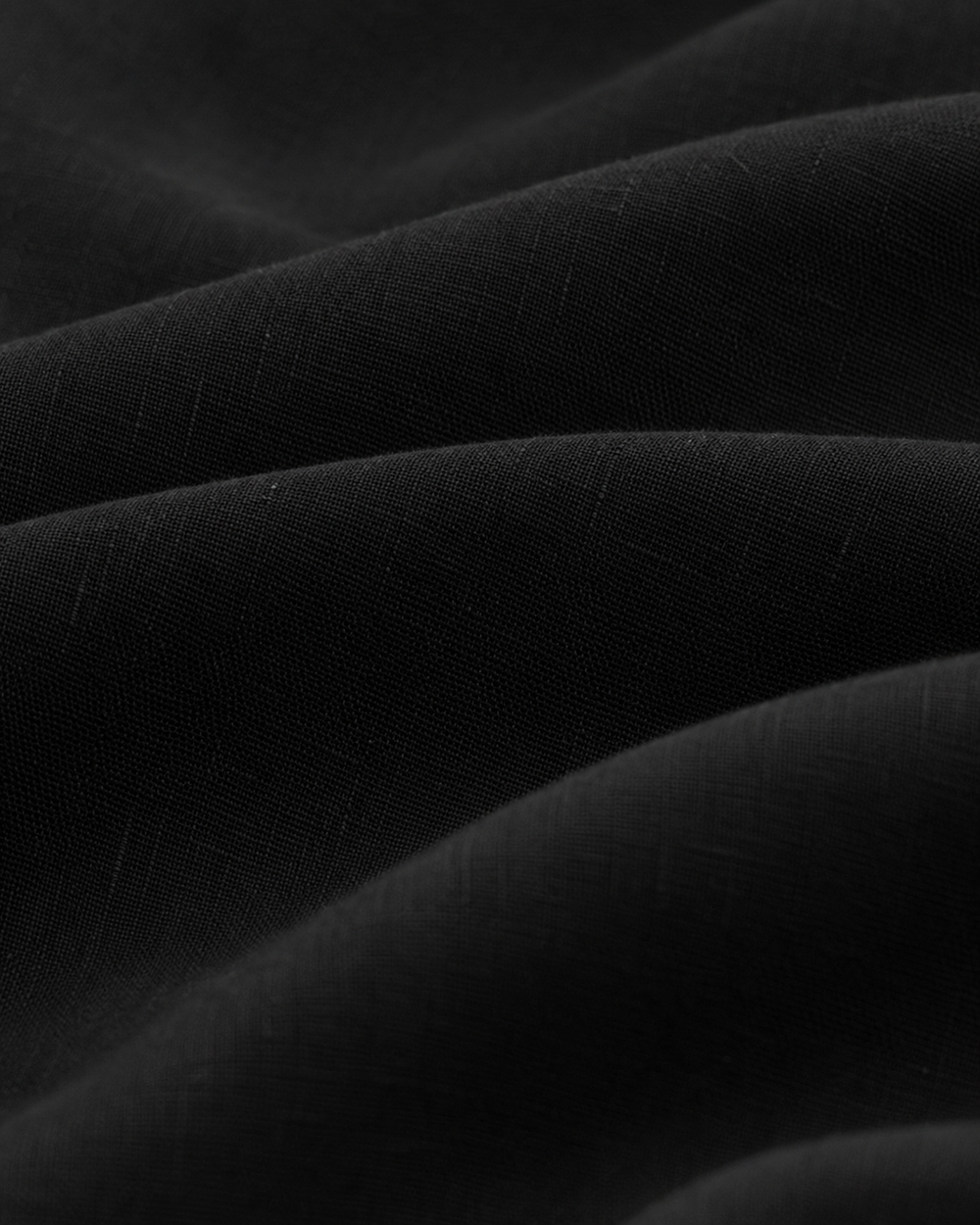 Etna Black Linen Shirt
