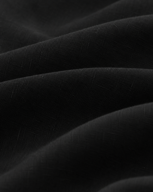 Etna Black Linen Shirt
