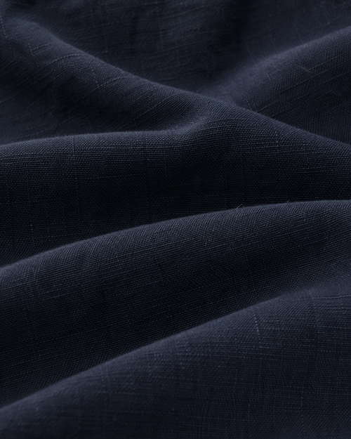 Portofino Navy Linen Shirt