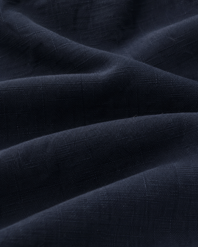 Portofino Navy Linen Shirt