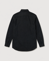 Etna Black Linen Shirt