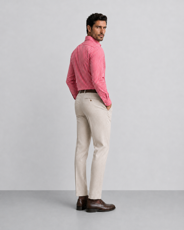 Verona Crimson Candy Stripe Shirt