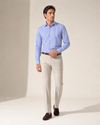 Genova Royal Blue Bengal Stripe Shirt