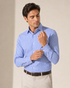Genova Royal Blue Bengal Stripe Shirt
