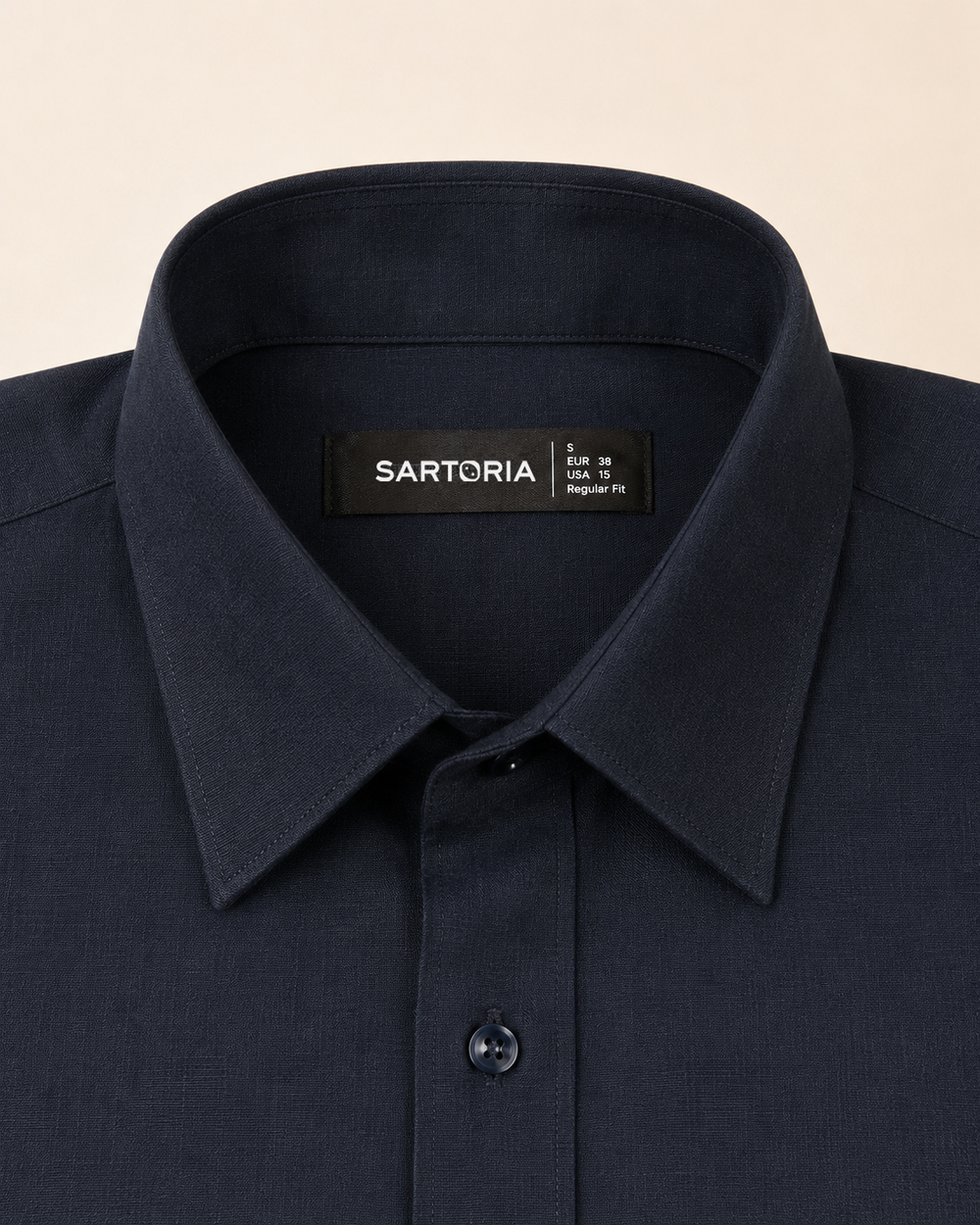 Portofino Navy Linen Shirt