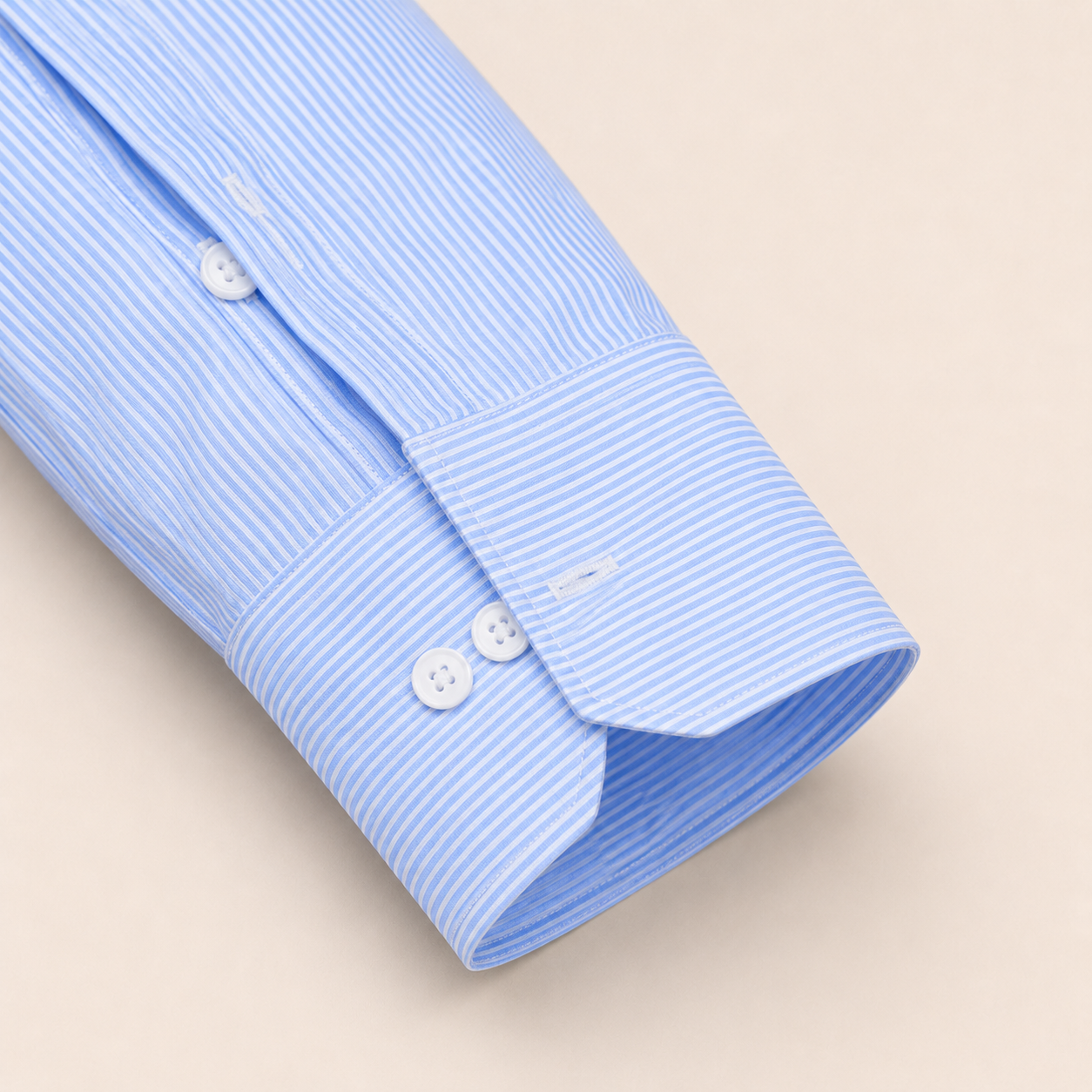 Skyline Blue Pinstripe Cotton Shirt