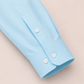 Plain Blue Cotton Formal Shirt