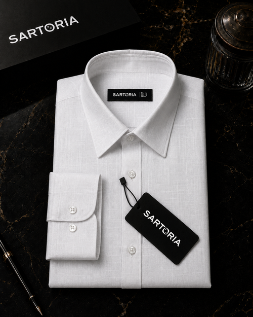 Ostuni White Linen Shirt