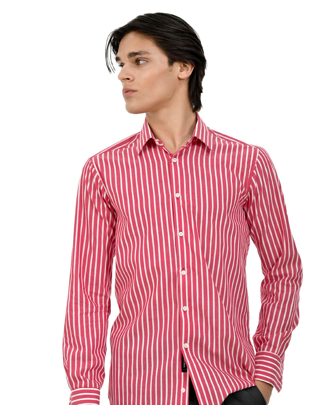 Vertical Striped Cotton Shirt