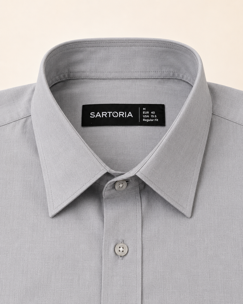 The Pearl Grey Linen Shirt