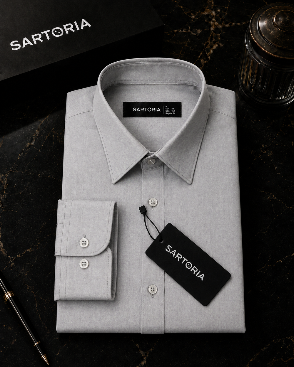 The Pearl Grey Linen Shirt