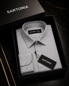 The Pearl Grey Linen Shirt