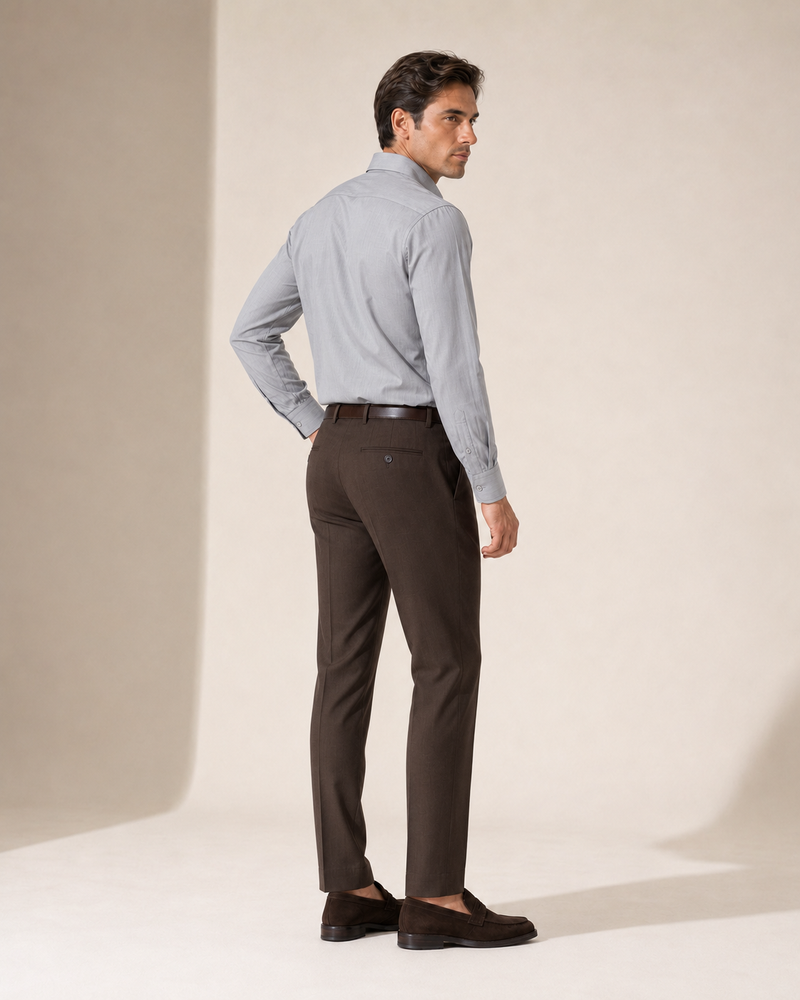 The Pearl Grey Linen Shirt