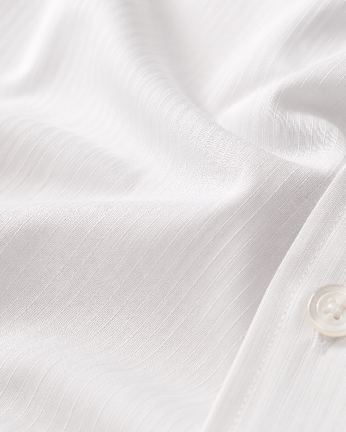 The Venezia Pure White Self-Stripe Shirt
