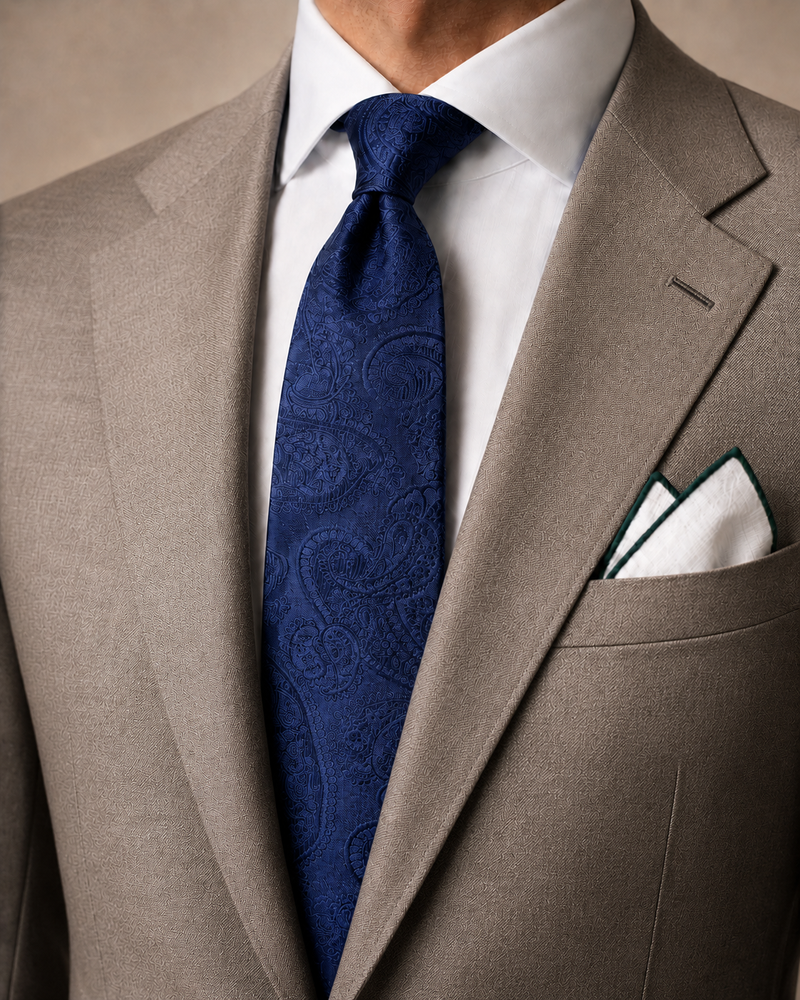 Blu Notte Paisley Tie