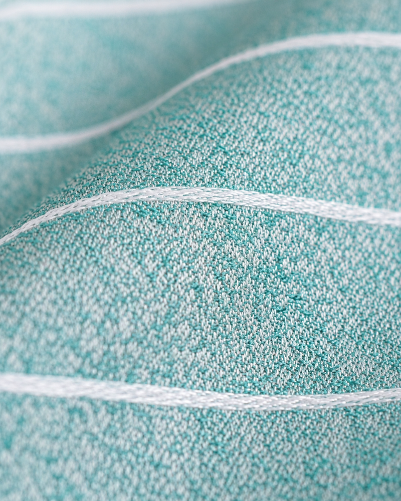 Como Aqua Striped Jacquard Tie