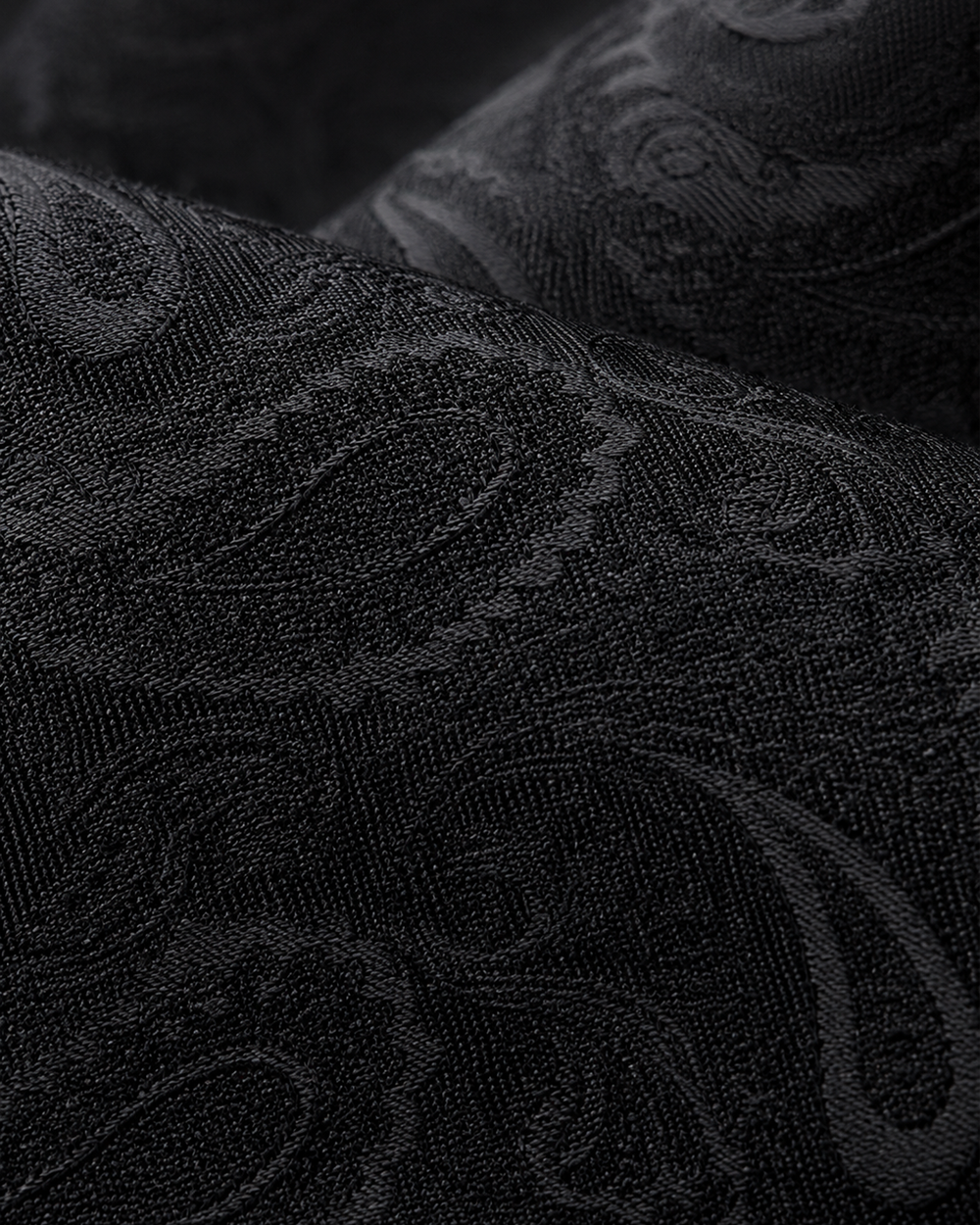 Venezia Nero Tonal Paisley Tie