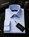 Cortina Ice Blue Pinstripe Shirt