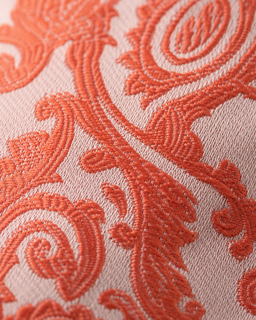 Amalfi Coral Paisley Jacquard Tie