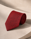 Rosso Nero Textured Statement Tie
