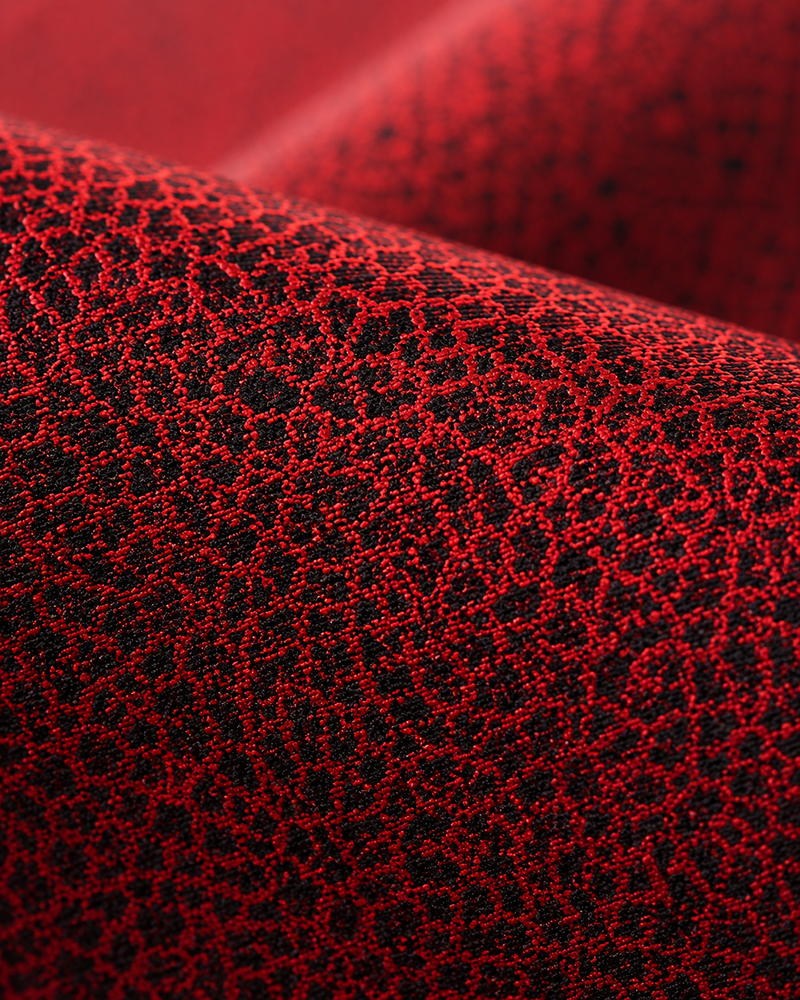 Rosso Nero Textured Statement Tie