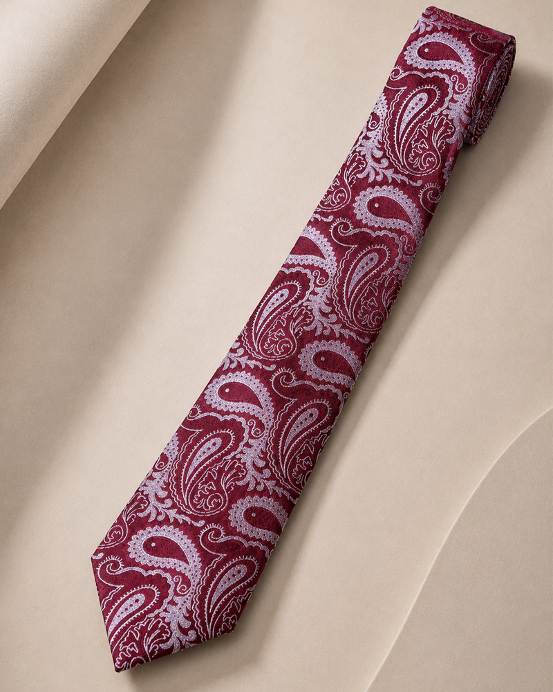 Barolo Paisley Jamawar Tie