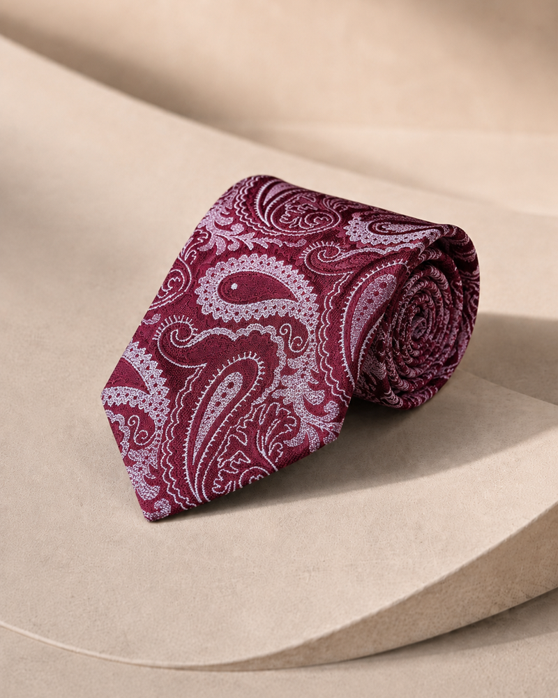 Barolo Paisley Jamawar Tie