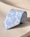 Capri Sky Jamawar Paisley Tie