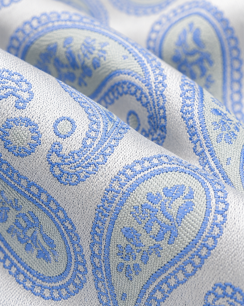 Capri Sky Jamawar Paisley Tie